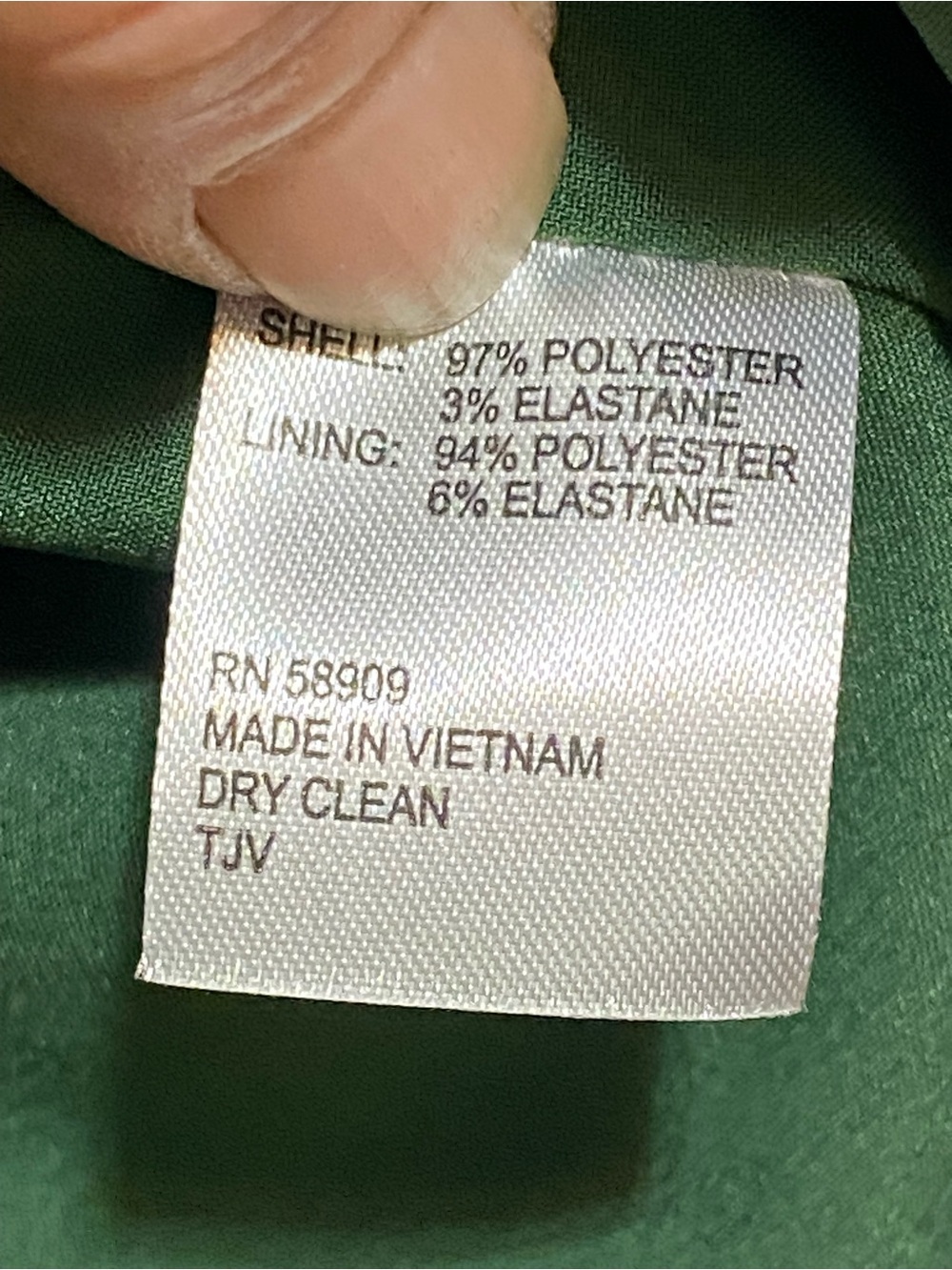 NWT Preston & York Green Long Sleeve Ruffle Crepe Dress Women’s Sz 16 - Picture 8 of 10